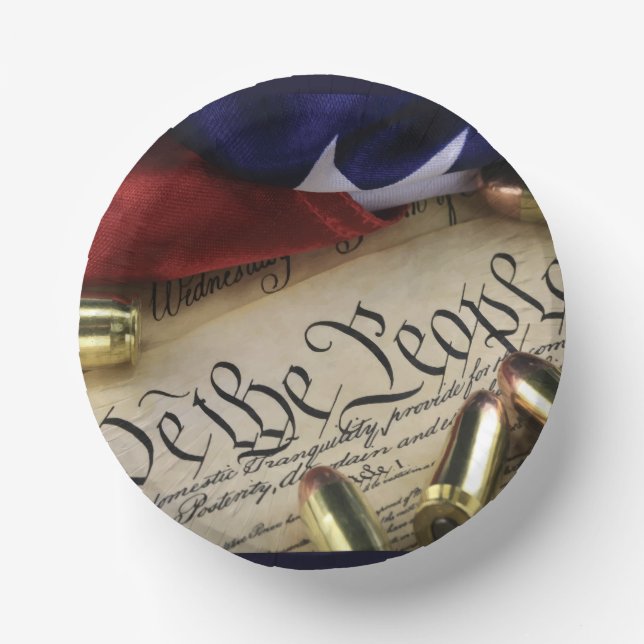 Declaration of Independence   Paper Bowls (Front)