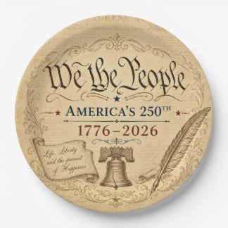 Declaration of Independence Paper Plate