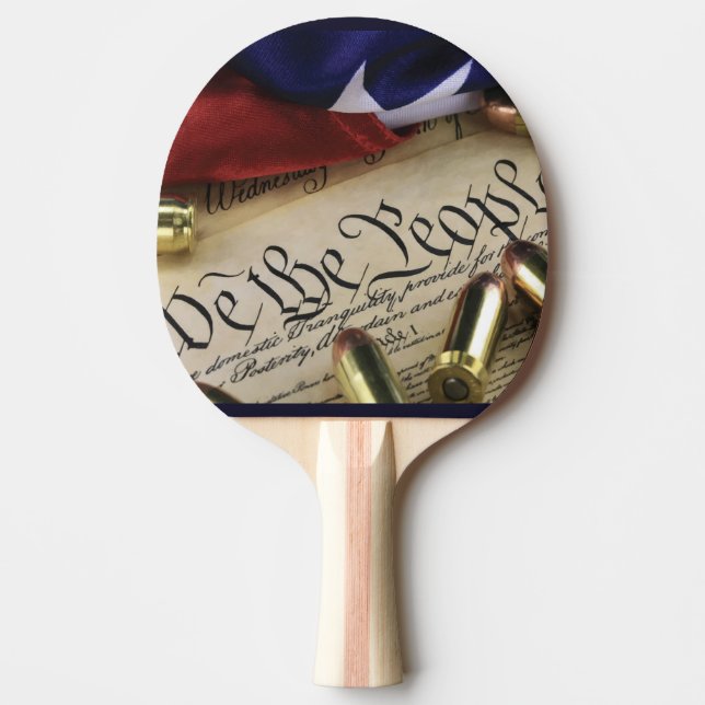 Declaration of Independence   Ping Pong Paddle (Front)