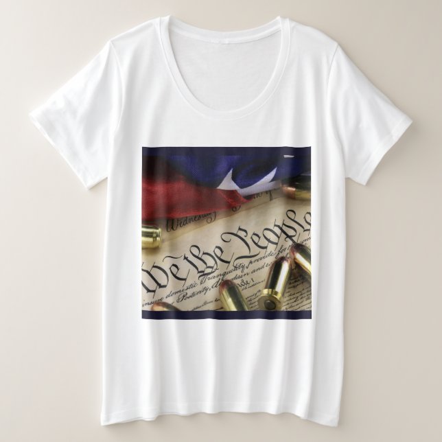 Declaration of Independence   Plus Size T-Shirt (Design Front)
