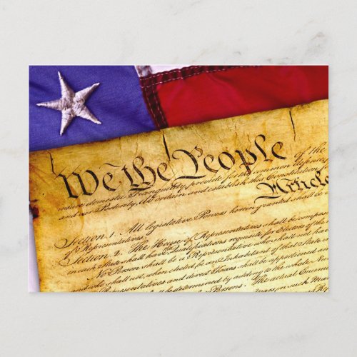 Declaration of Independence Postcard