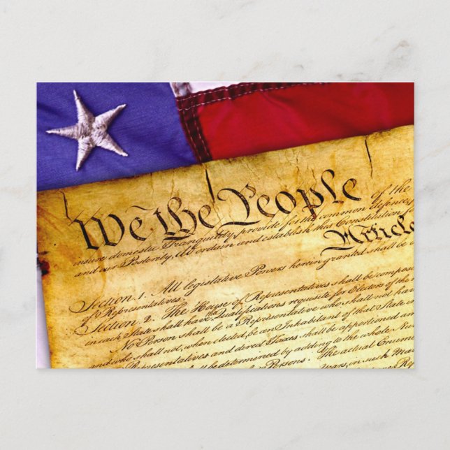 Declaration of Independence Postcard (Front)