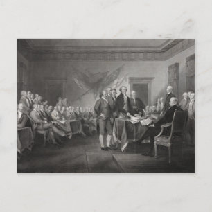 Declaration of Independence Postcard