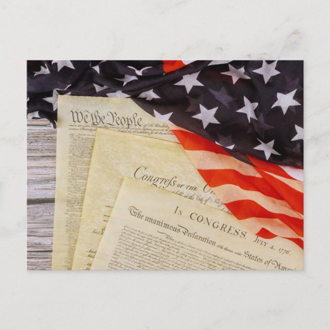 Declaration of Independence Postcard (Front)