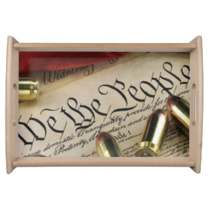 Declaration of Independence   Serving Tray