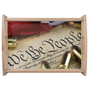 Declaration of Independence Serving Tray