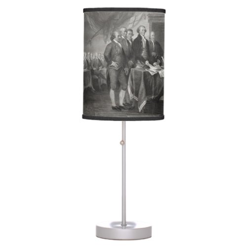 Declaration of Independence Table Lamp