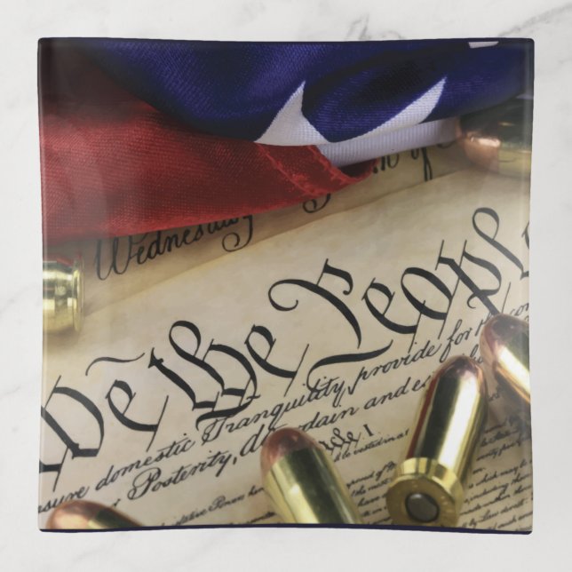 Declaration of Independence   Trinket Tray (Front)