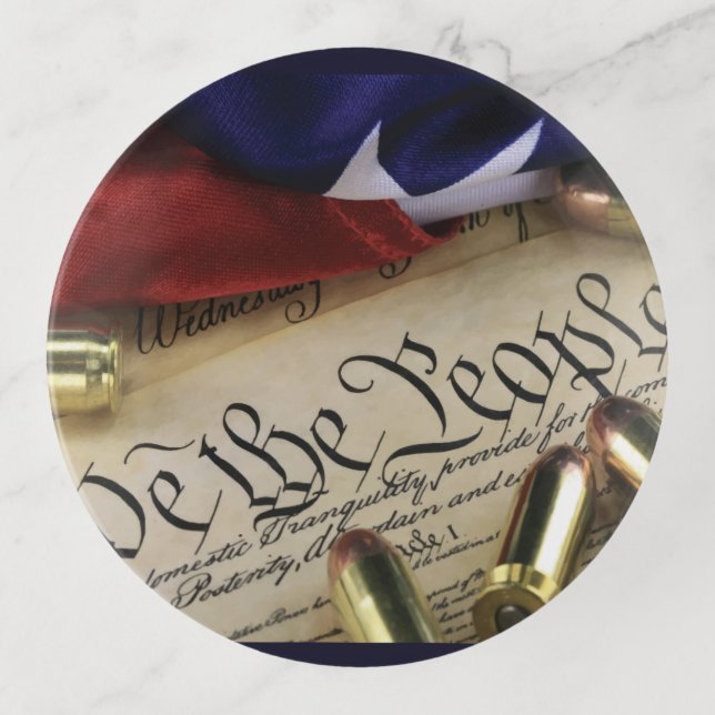 Declaration of Independence   Trinket Tray (Front)