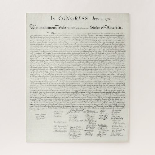 Declaration of Independence United States Jigsaw Puzzle