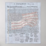 Declaration of Independence US History Classroom Poster
