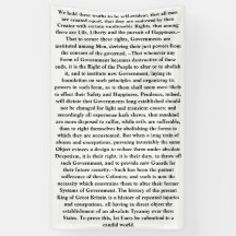 Declaration of Independence: We hold these truths