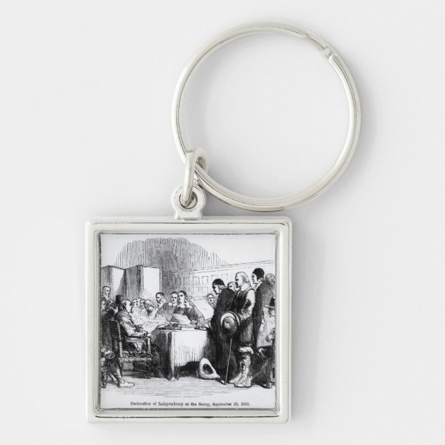 Declaration of Independency Keychain (Front)