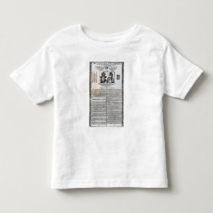 Declaration of the marriage of Frederick V Toddler T-shirt