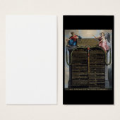 Declaration of the Rights of Man and Citizen (Front & Back)