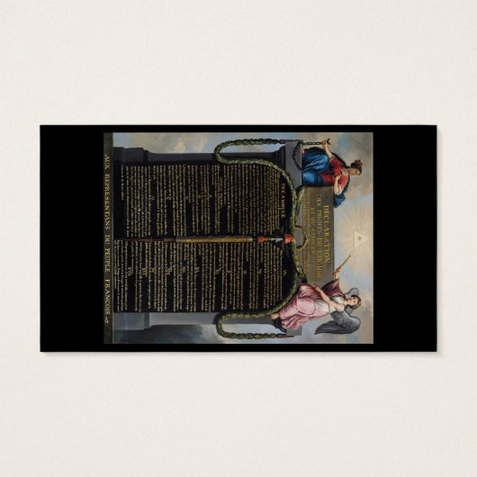 Declaration of the Rights of Man and Citizen (Back)