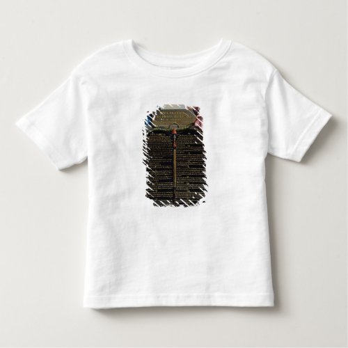 Declaration of the Rights of Man and Citizen Toddler T_shirt