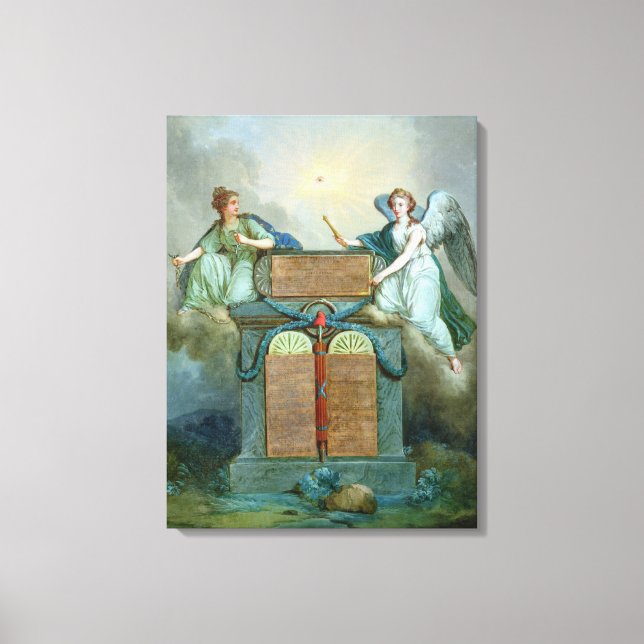 Declaration of the Rights of Man and the Citizen Canvas Print (Front)