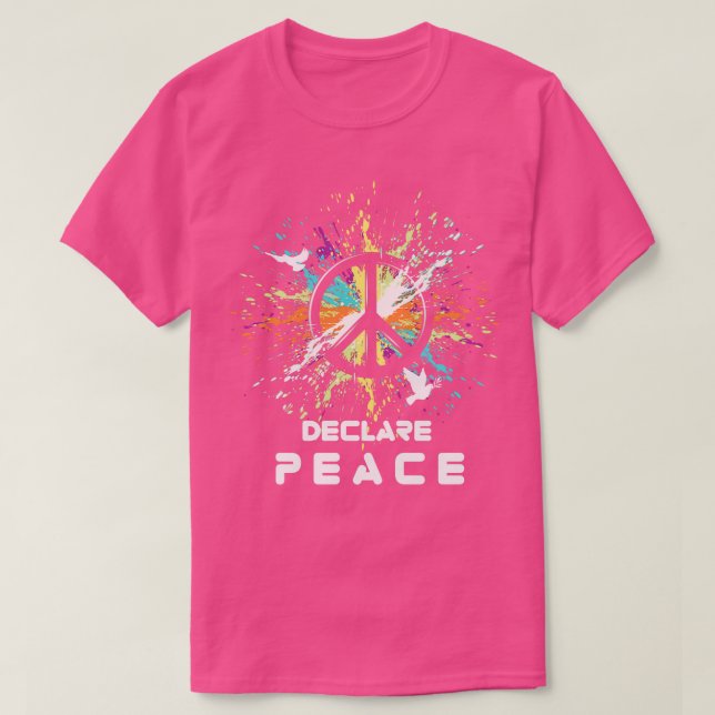 Declare Peace T-Shirt (Design Front)