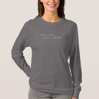Declare your faith in a world of flawed religions T-Shirt