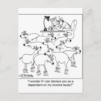 Declaring Goats as Dependents Postcard