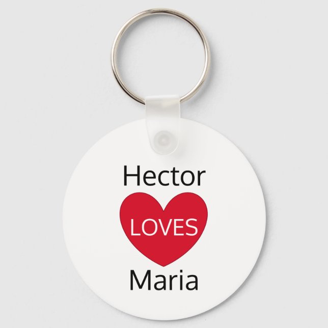 Declaring Love  Keychain (Front)