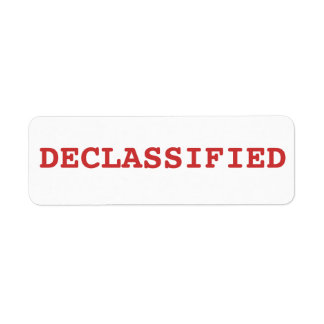 declassified label