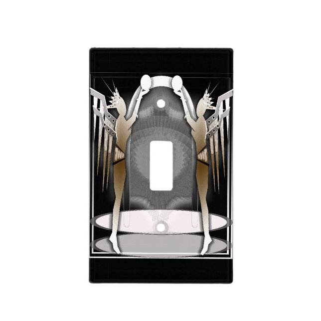 deco angels light switch cover (Front)