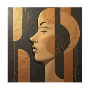Deco Beauty Feminine Wood Wall Art
