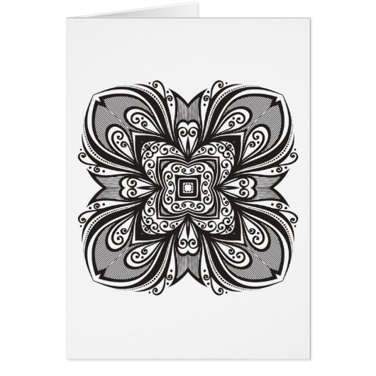 Deco Black Square Inspired Cards (Front)