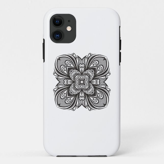 Deco Black Square Inspired Case-Mate iPhone Case (Back)
