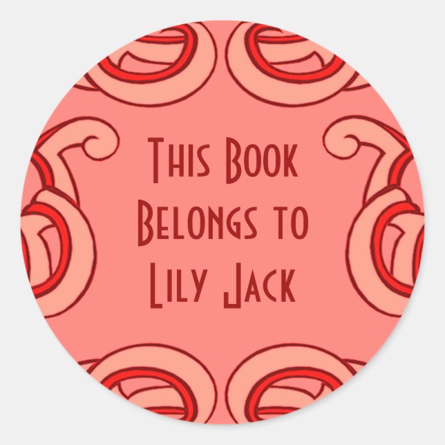 Deco Book Plate (Front)