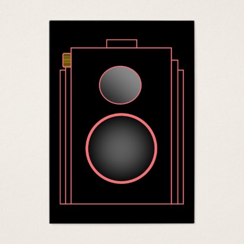 Deco Camera Bookmark (Bremen) Business Card Templates