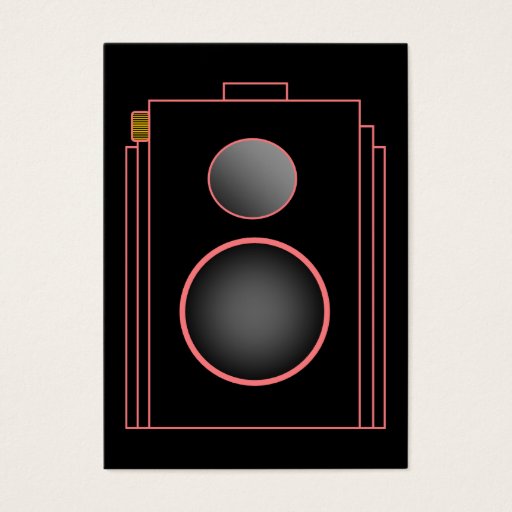 Customizable Deco Camera Bookmark (Bremen) Business Card Templates