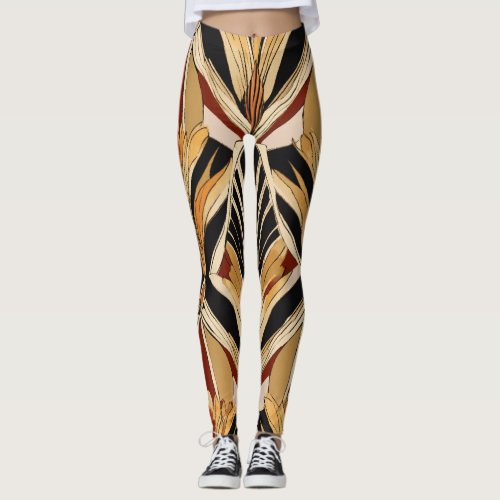 Deco Chic Art Deco_Inspired Leggings Leggings