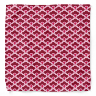 Deco Chinese Scallops, Burgundy Wine and Pink Bandana