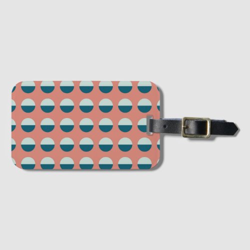 Deco Circles Luggage Tag