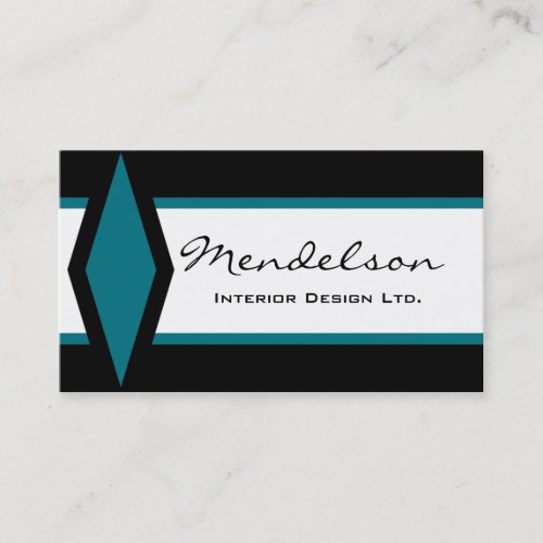 Deco Decor Aqua Design Company Business Card