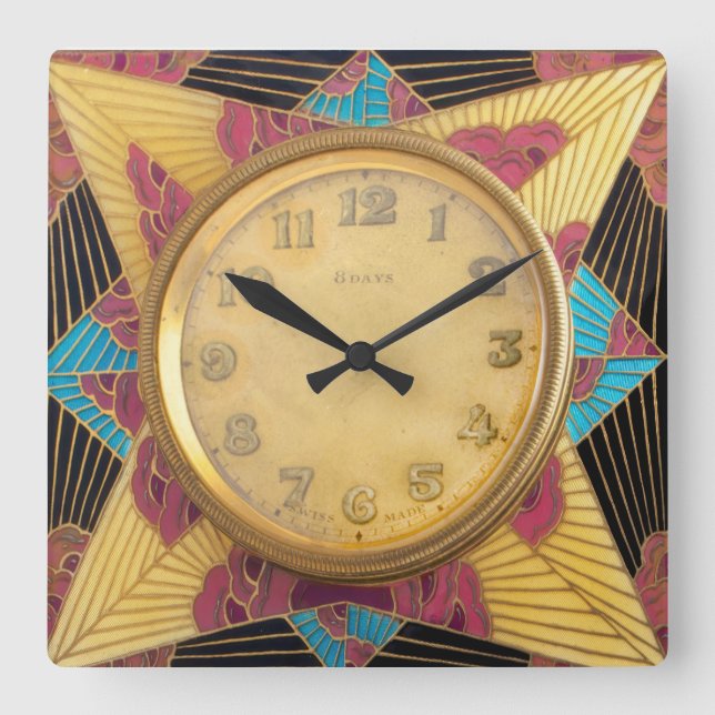 Deco Design Wall Clock (Front)