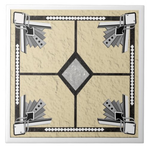 deco diamond tile