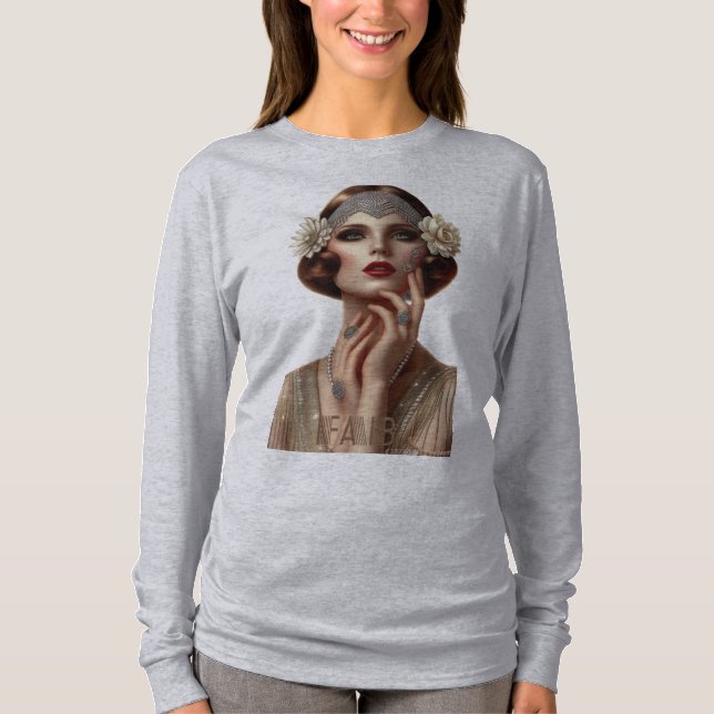 DECO DIVA SHIRT (GREY) (Front)