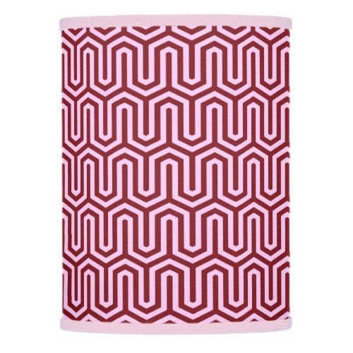 Deco Egyptian motif _ burgundy and pink Lamp Shade