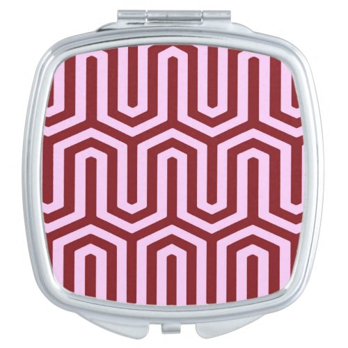 Deco Egyptian motif _ burgundy and pink Mirror For Makeup