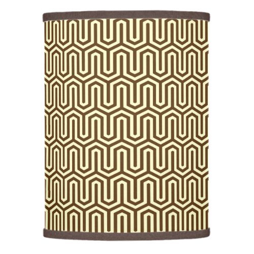 Deco Egyptian motif _ chocolate and cream Lamp Shade