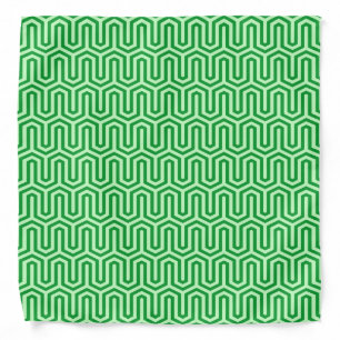 Deco Egyptian motif - jade green Bandana