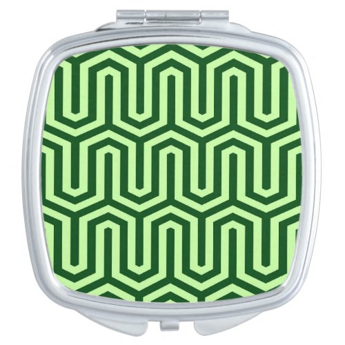 Deco Egyptian motif _ pine green Makeup Mirror