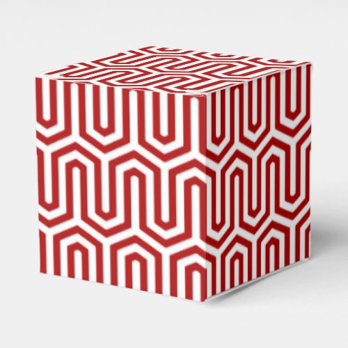 Deco Egyptian motif _ red and white Favor Boxes