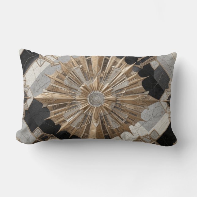 Deco Elegance Lumbar Pillow (Front)