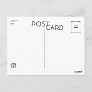 Deco - Fifties Post Card Back