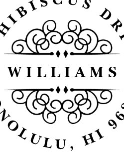 return address rubber stamps